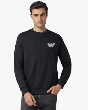 blended regular fit sweatshirts