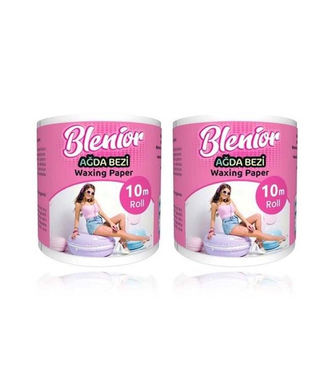 blenior waxing paper 10m roll - pack of 2