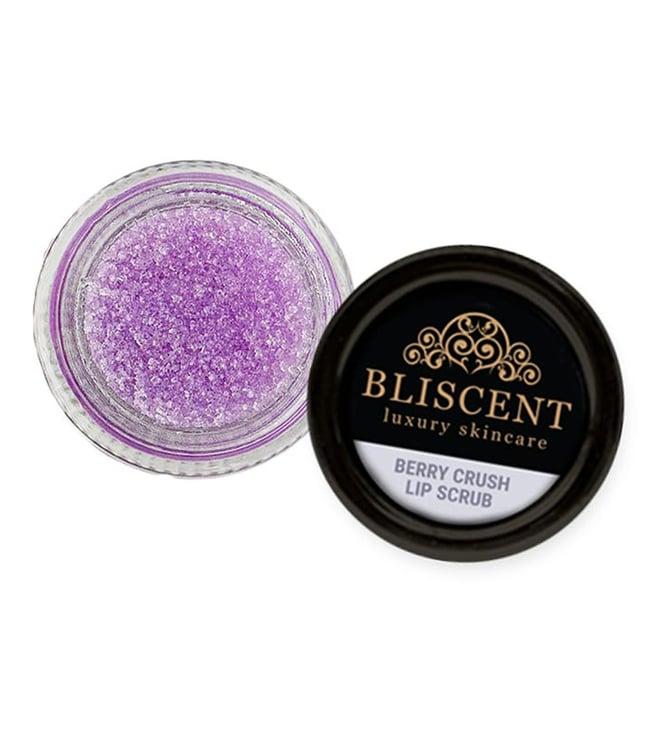 bliscent purple berry crush lip scrub - 10 gm