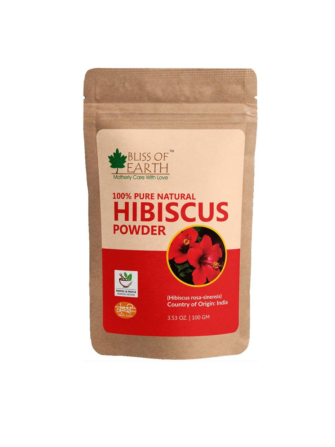 bliss of earth 100% pure hibiscus powder 100gm