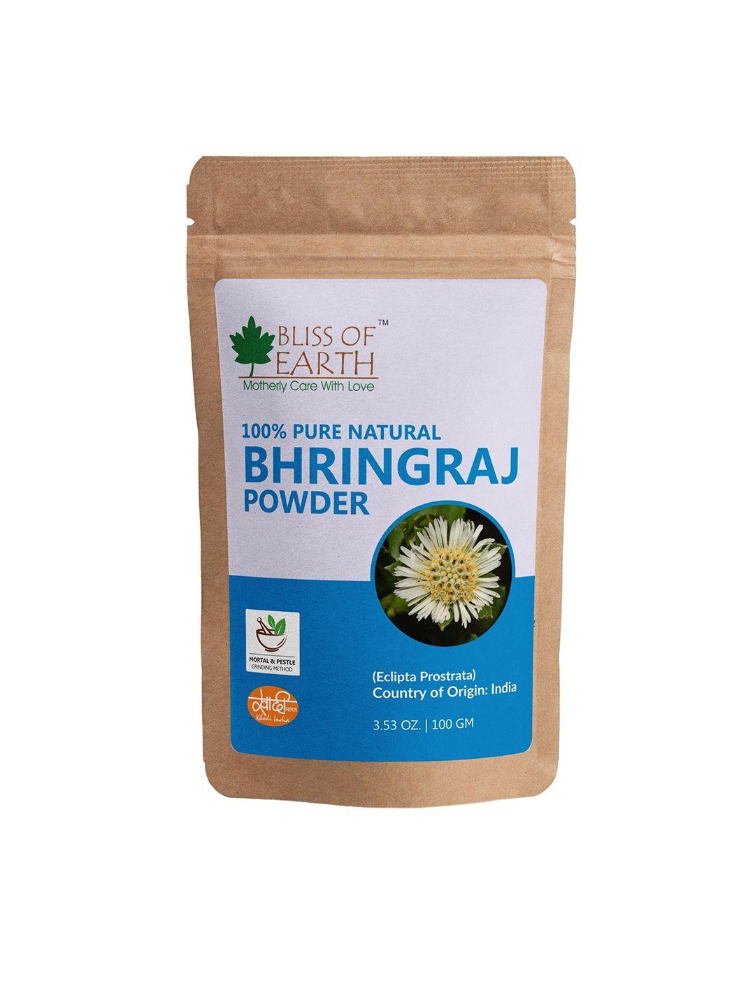 bliss of earth 100% pure bhringraj powder 100gm