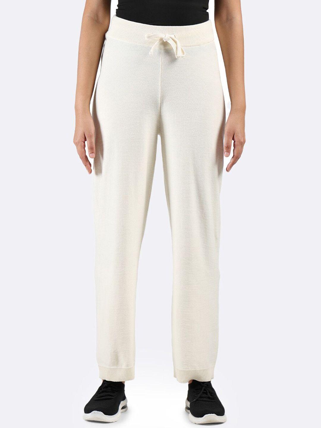 blissclub women relaxed-fit pure cotton track pant