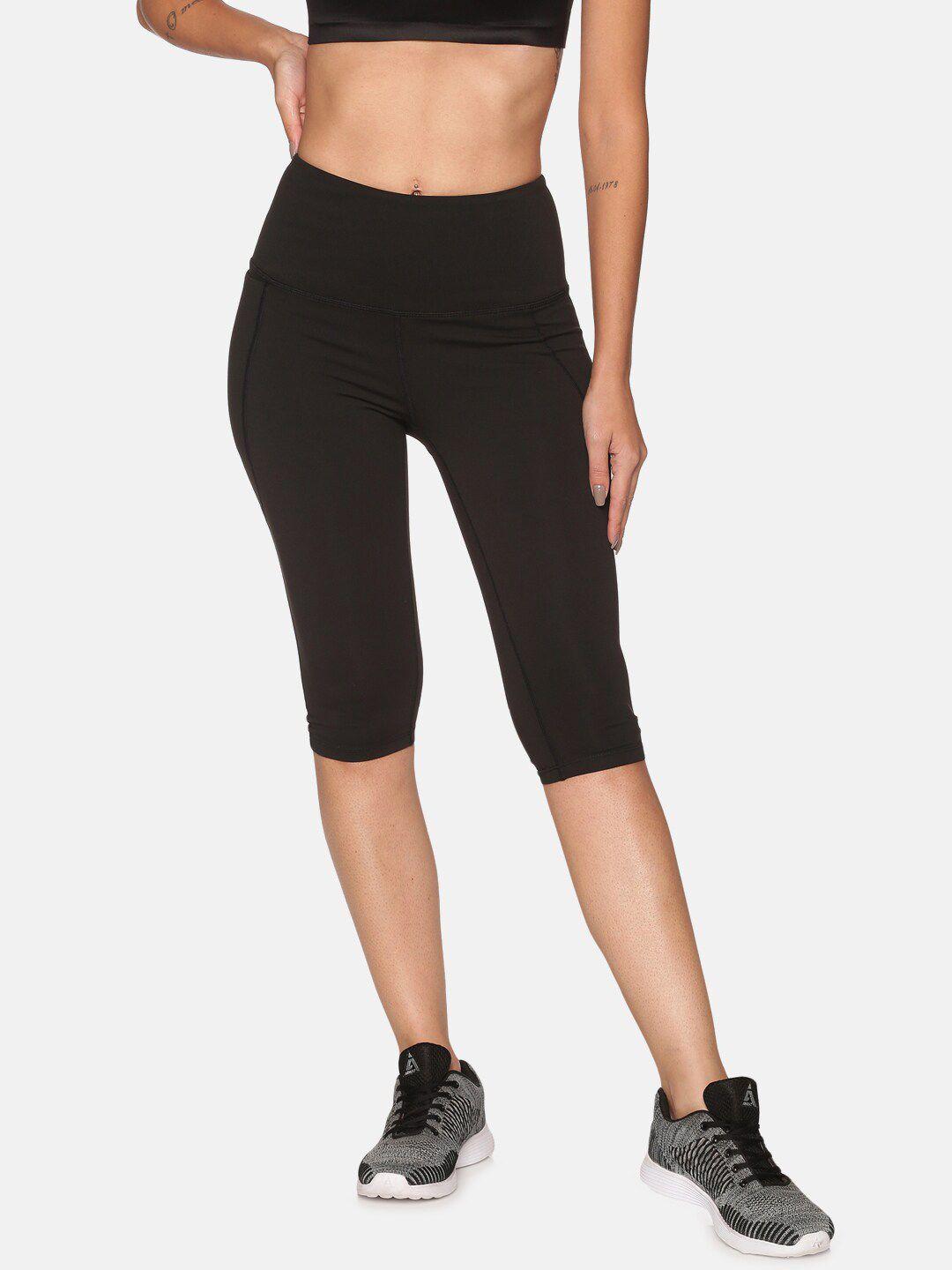 blissclub women black high waist the ultimate capris