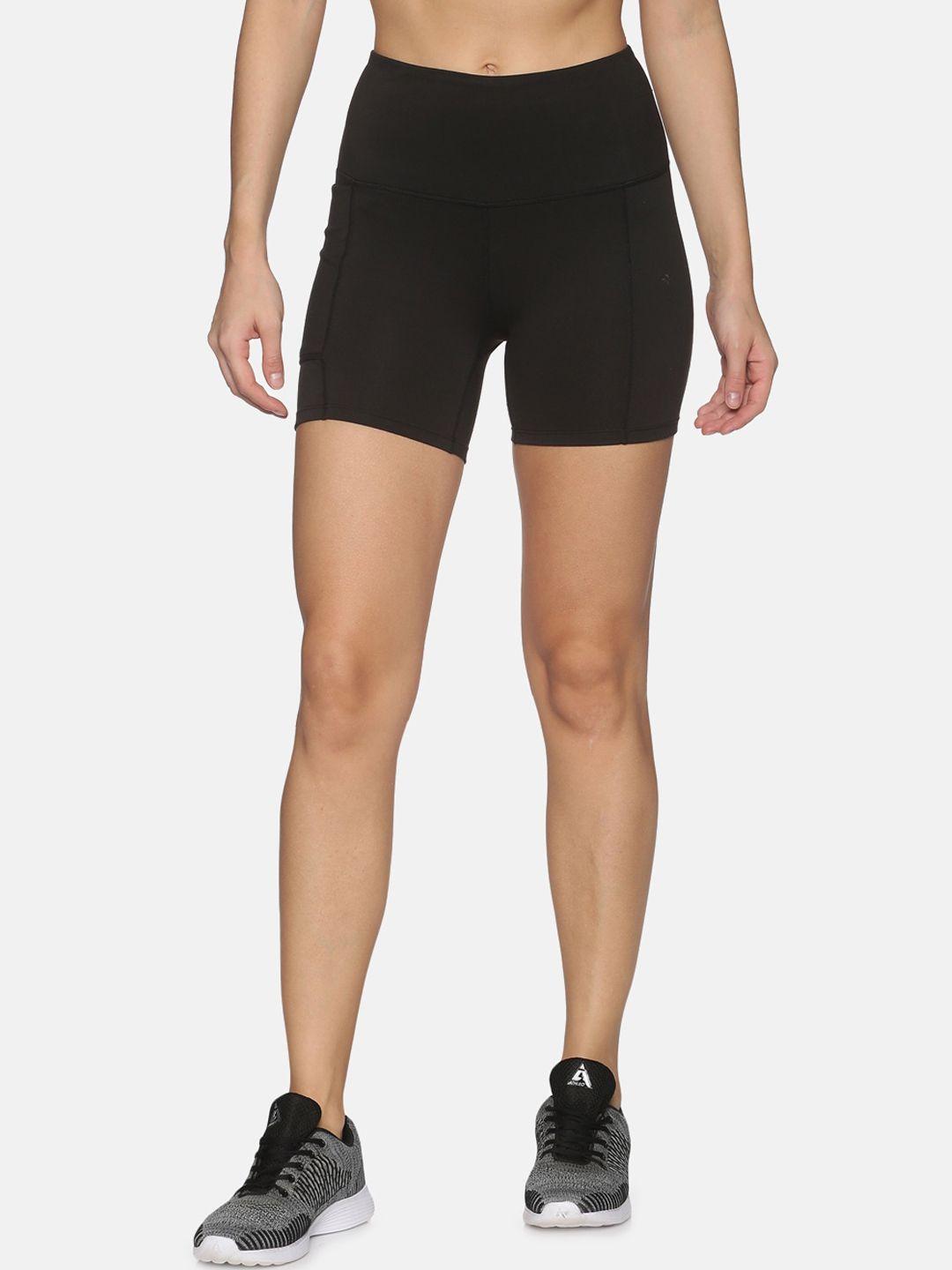 blissclub women black high waist the ultimate shorties