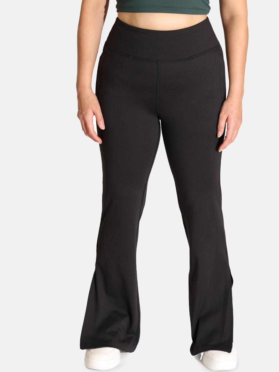 blissclub women bootcut-fit side slit durable track pant