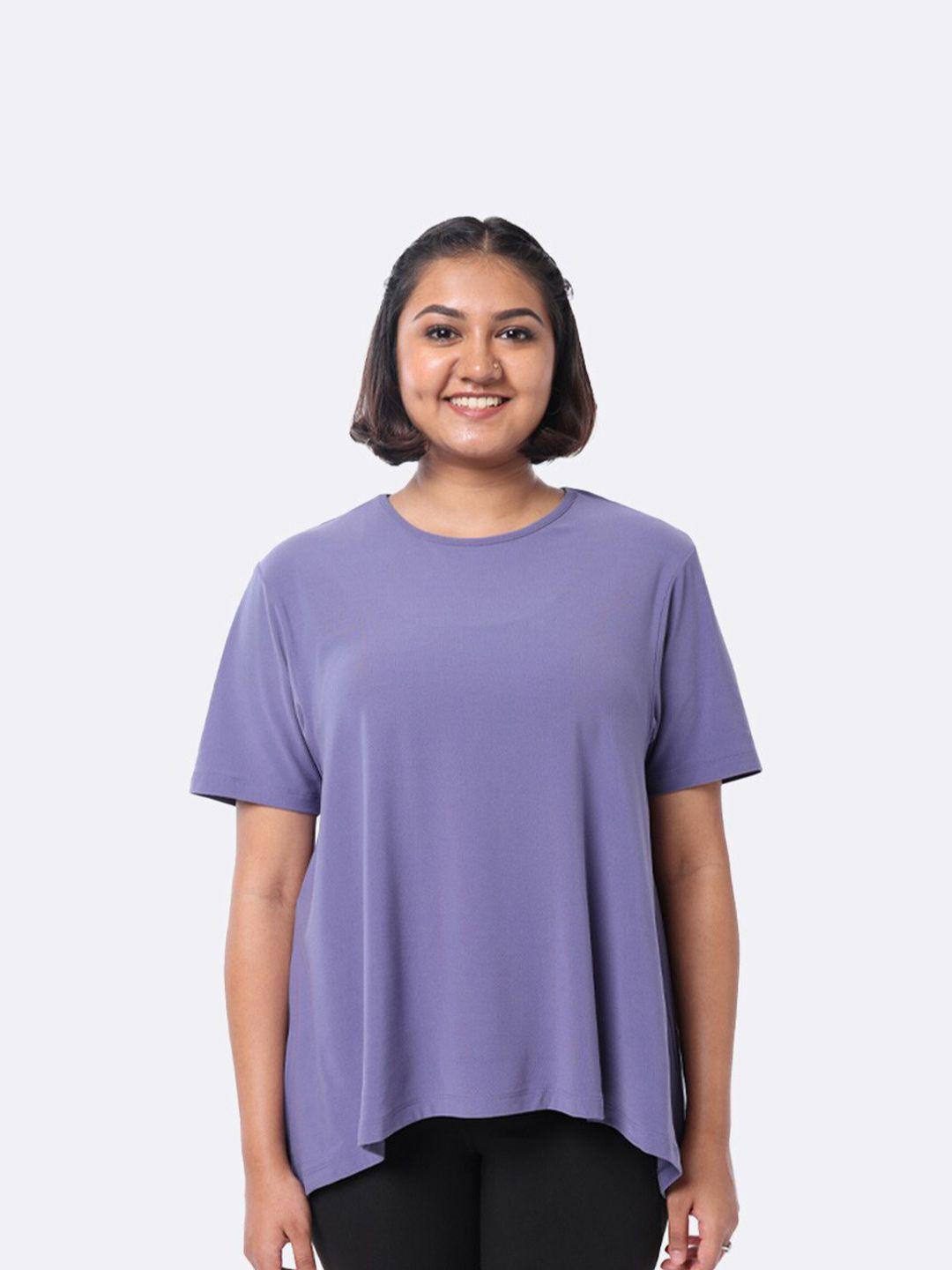 blissclub women lavender breezy 2 way top with 2 versatile fits