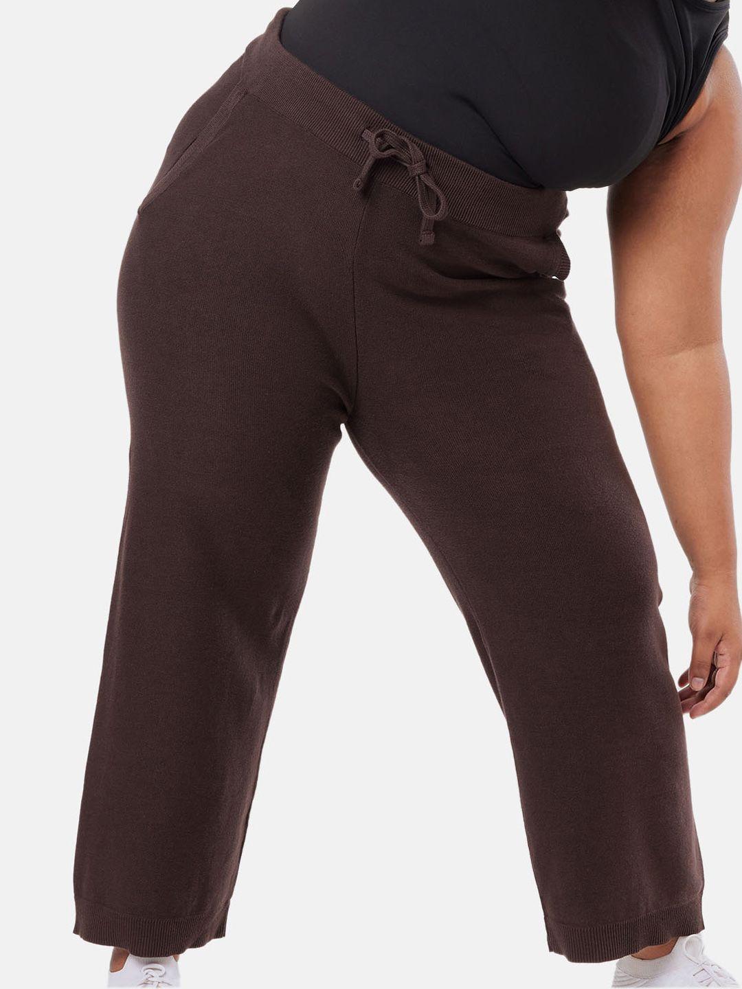 blissclub women mid-rise relaxed fit pure cotton tack pants