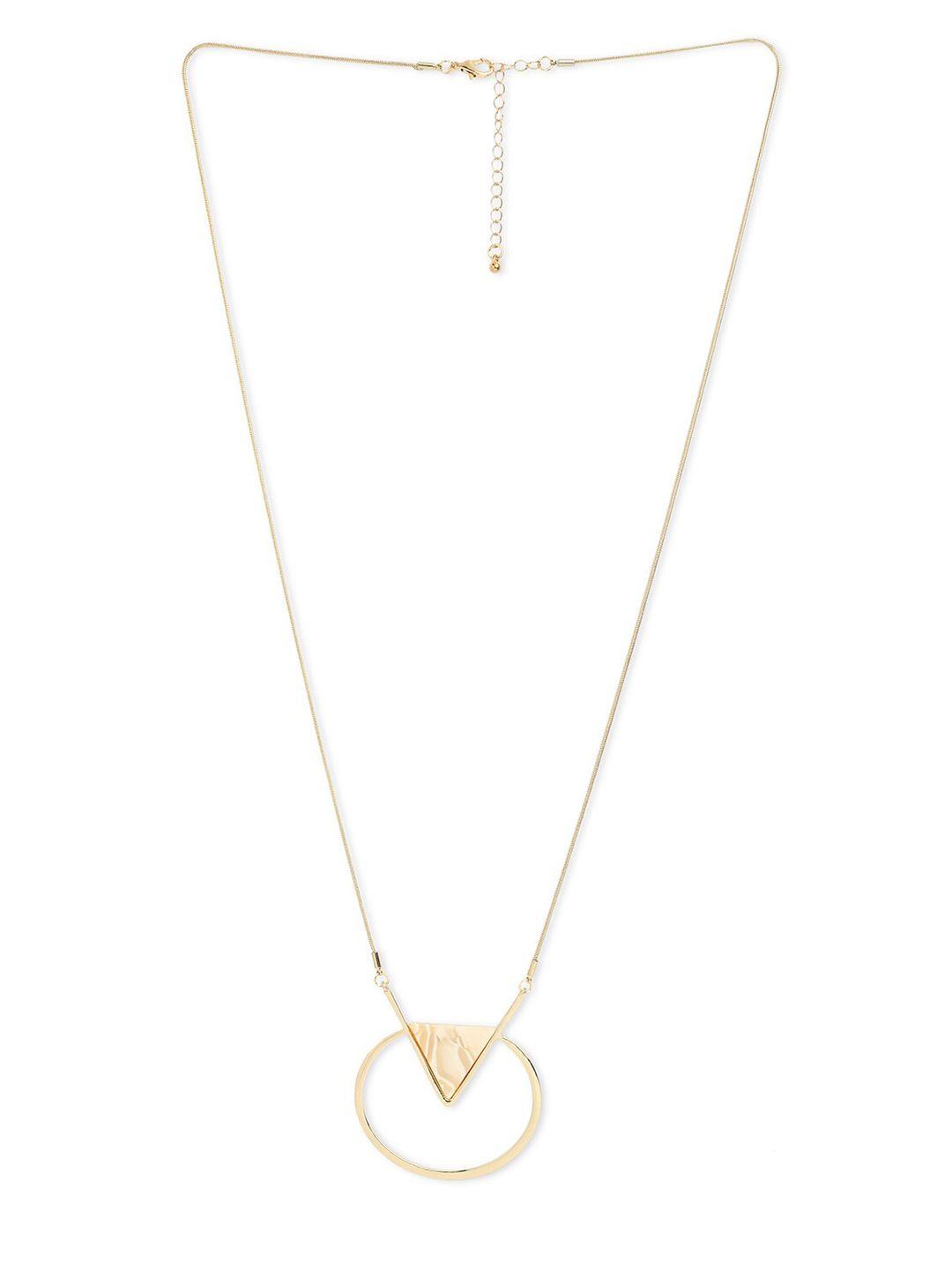 blisscovered gold-toned gold-plated minimal necklace