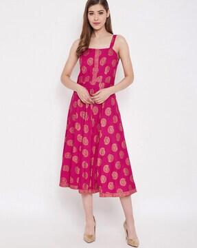 block print dress