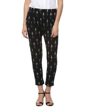 block print relaxed fit pant