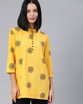 block print tunic