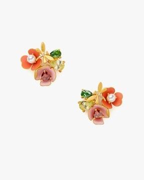 bloom in color cluster brass studs