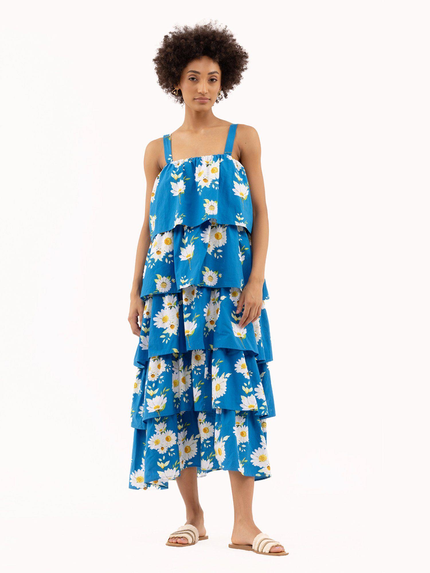 blooming daisy layered dress