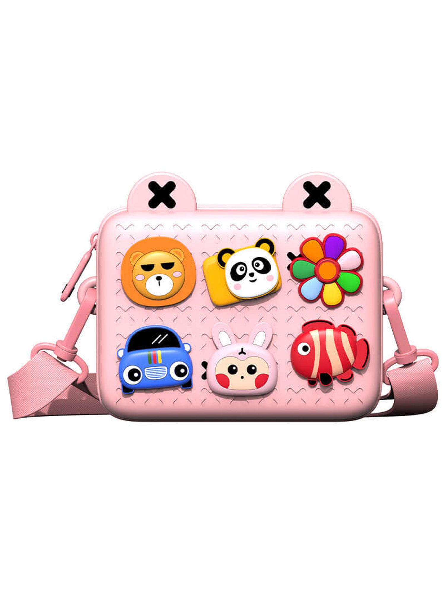 blooming pink mini kids sling bag- satchel