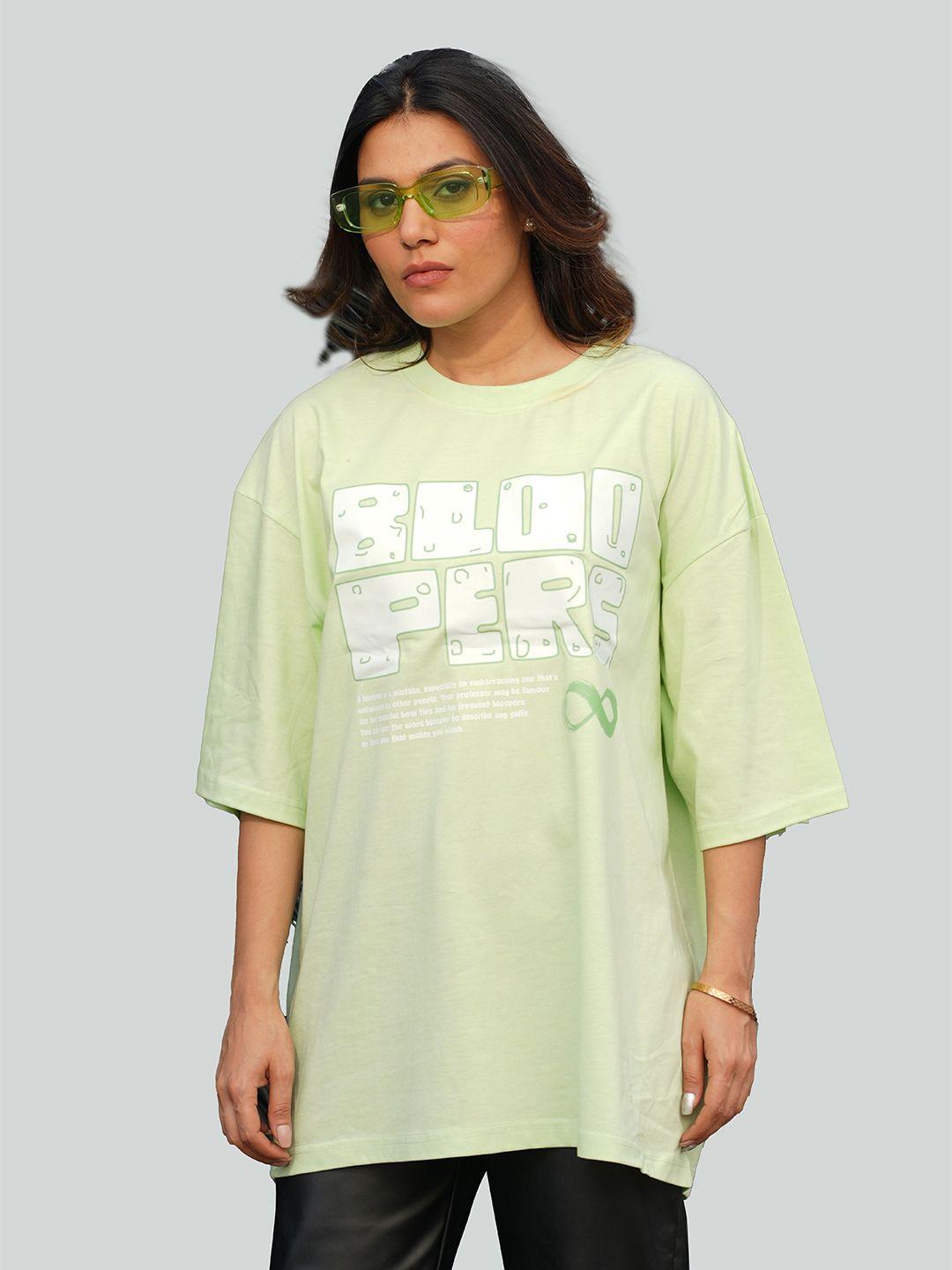 bloopers store floral printed t-shirt