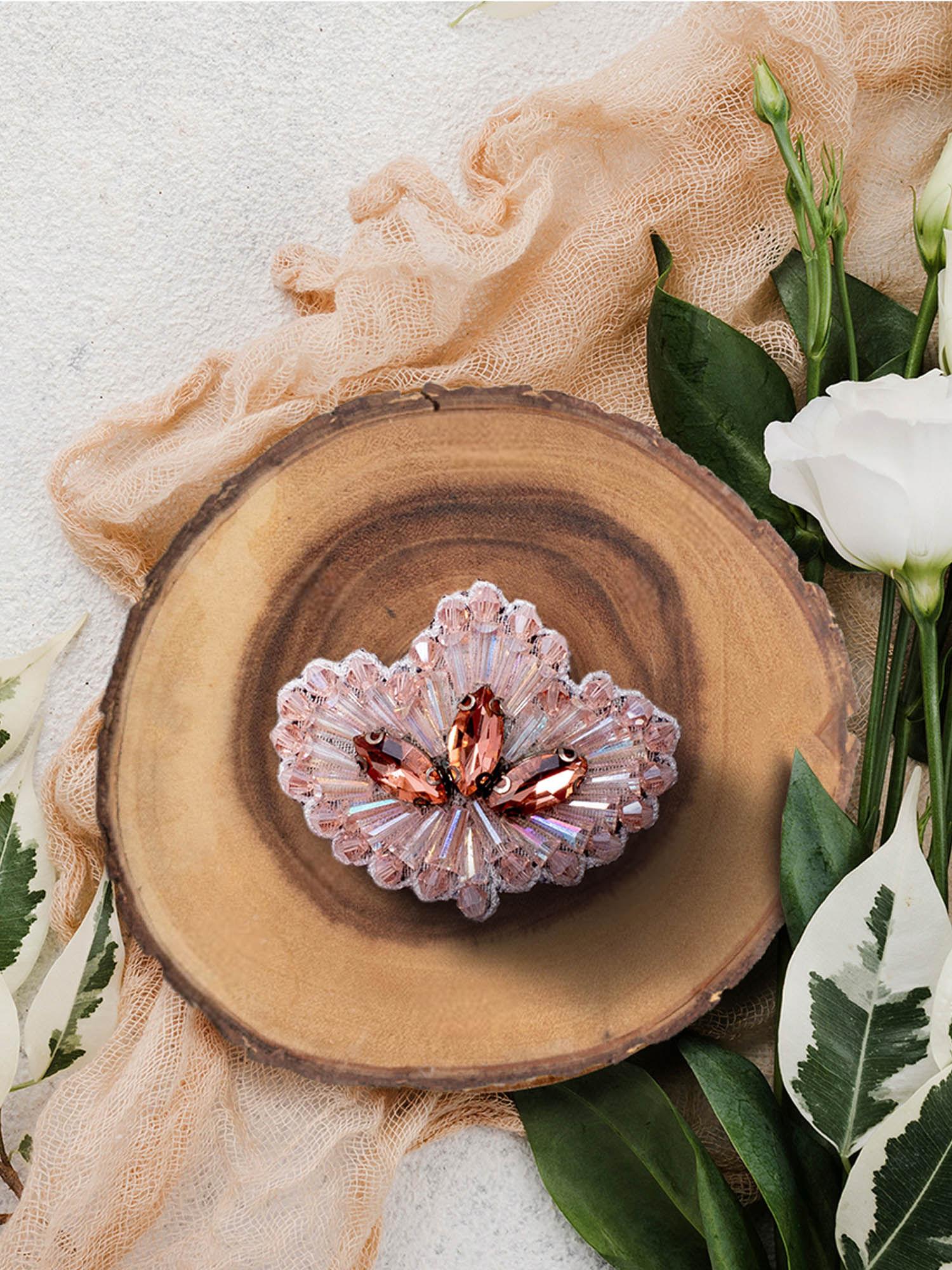 blossoms hair clip - pink