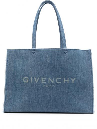 blue g-tote large shopping bag