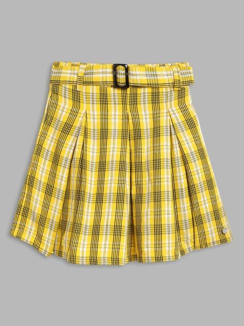 blue-giraffe-kids-yellow-checks-skirt-with-belt
