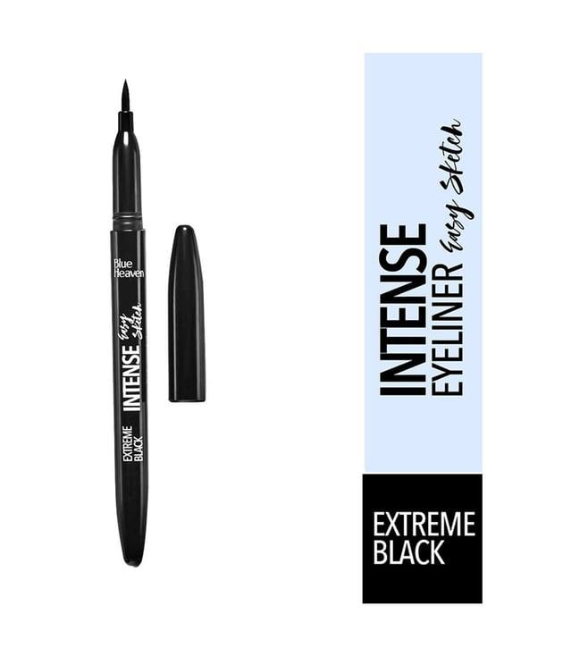 blue heaven intense easy sketch eyeliner extreme black - 1 ml
