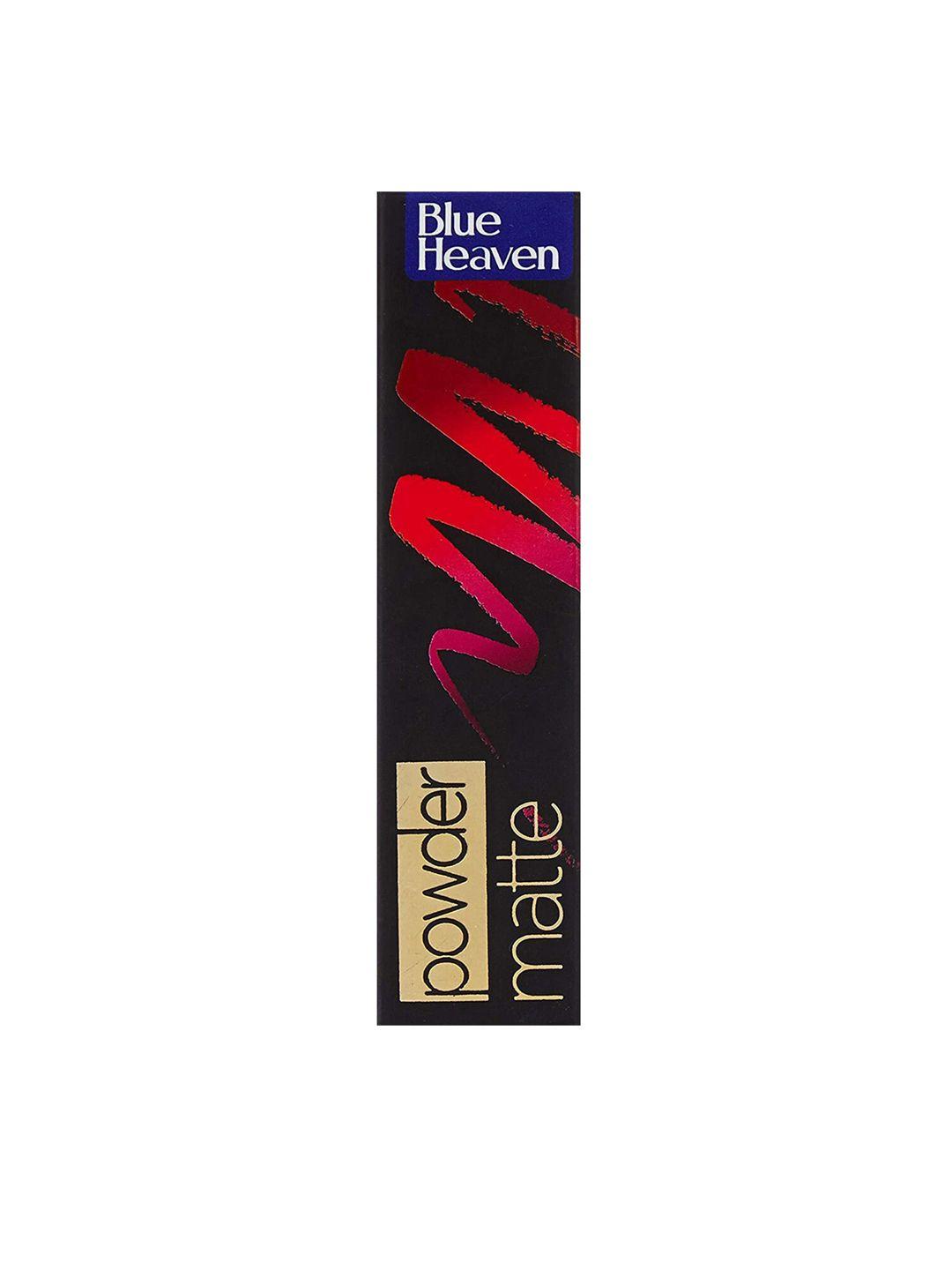 blue heaven powder matte lipstick 3.5g - risky red rm02