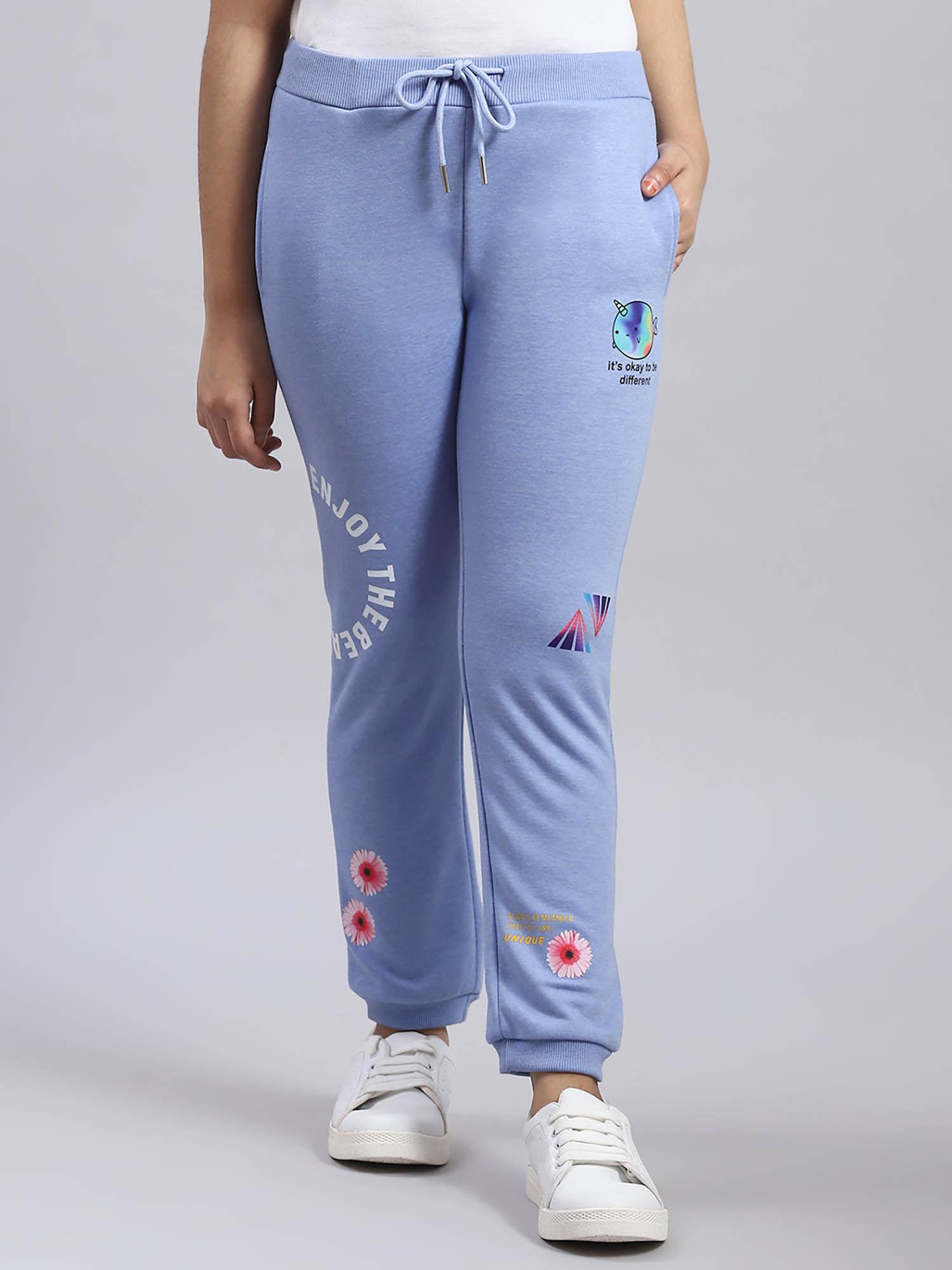 blue-melange-printed-joggers