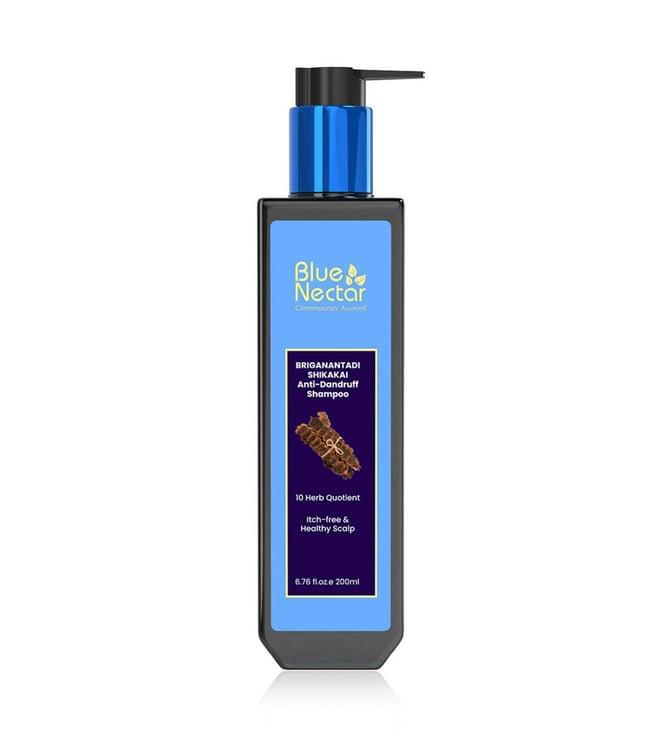 blue nectar anti dandruff shampoo with bhringraj & shikakai - 200 ml