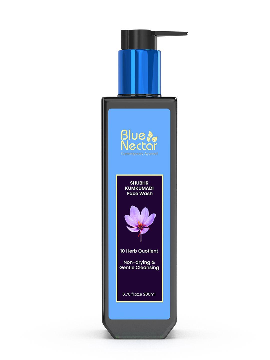 blue nectar ayurvedic tea tree & honey pimple clear face wash - 200 ml