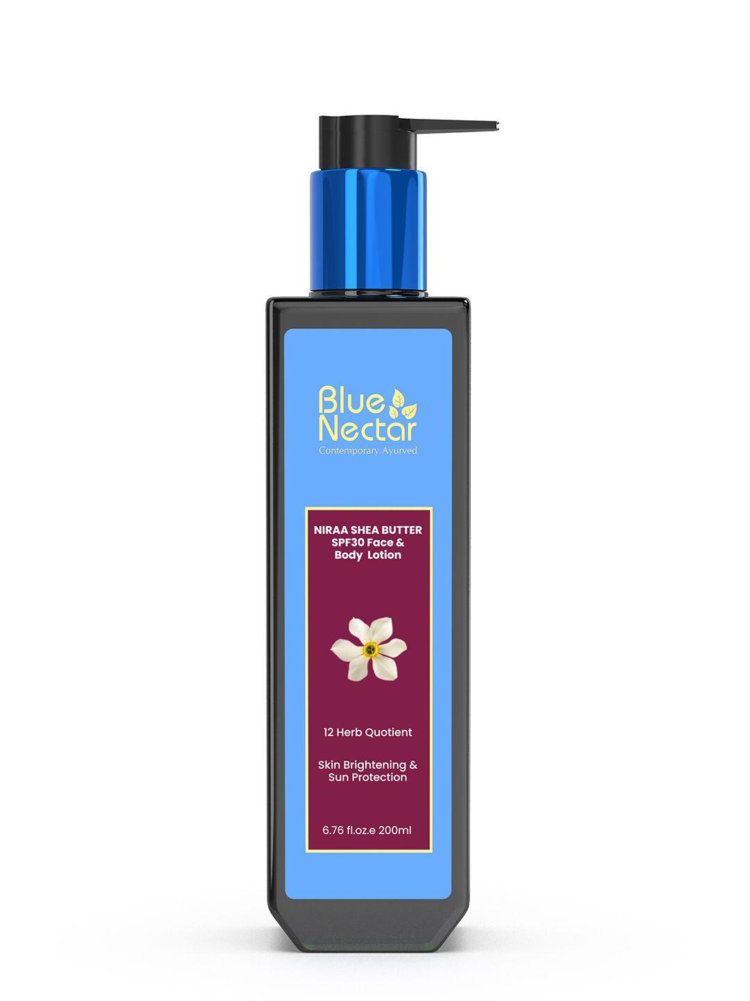 blue nectar brightening body sunscreen lotion with spf 30 pa ++