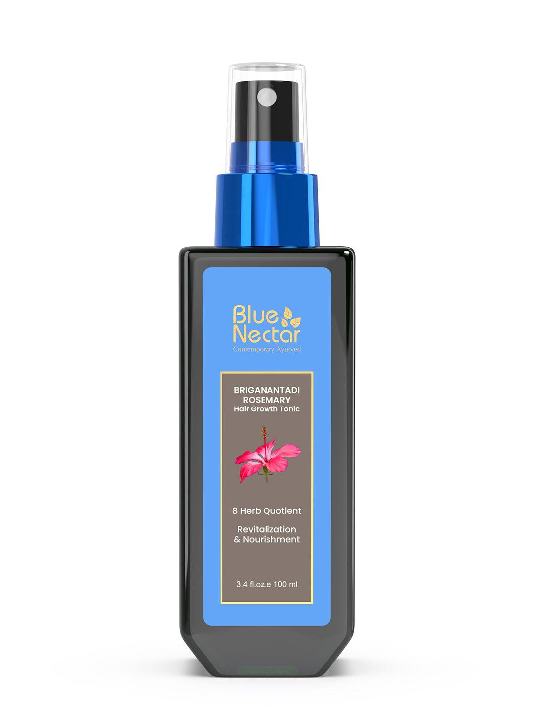 blue nectar hair spray tonic with almond & rosemary oil for smooth styling 8 herbs - 100ml