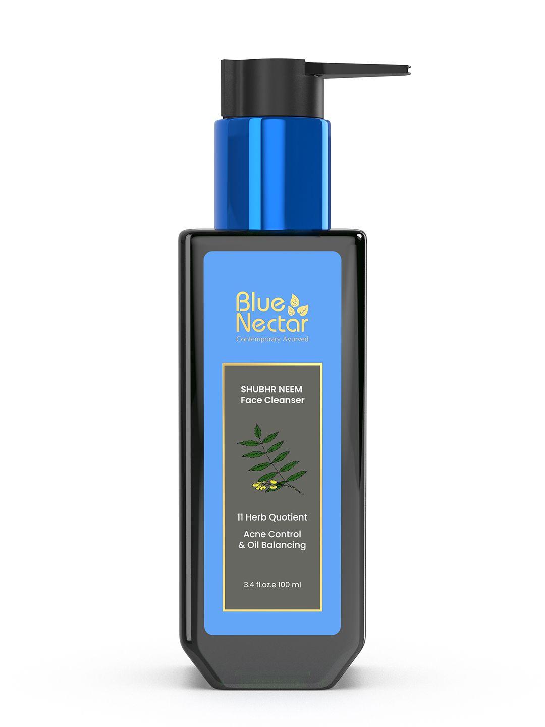 blue nectar honey & neem ayurvedic acne face wash-100 ml