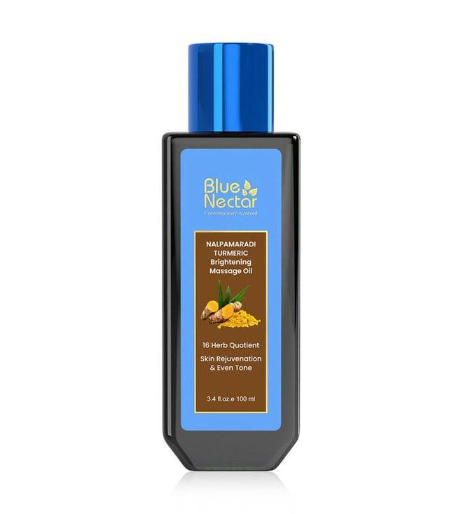 blue nectar nalpamaradi turmeric brightening massage oil - 100 ml