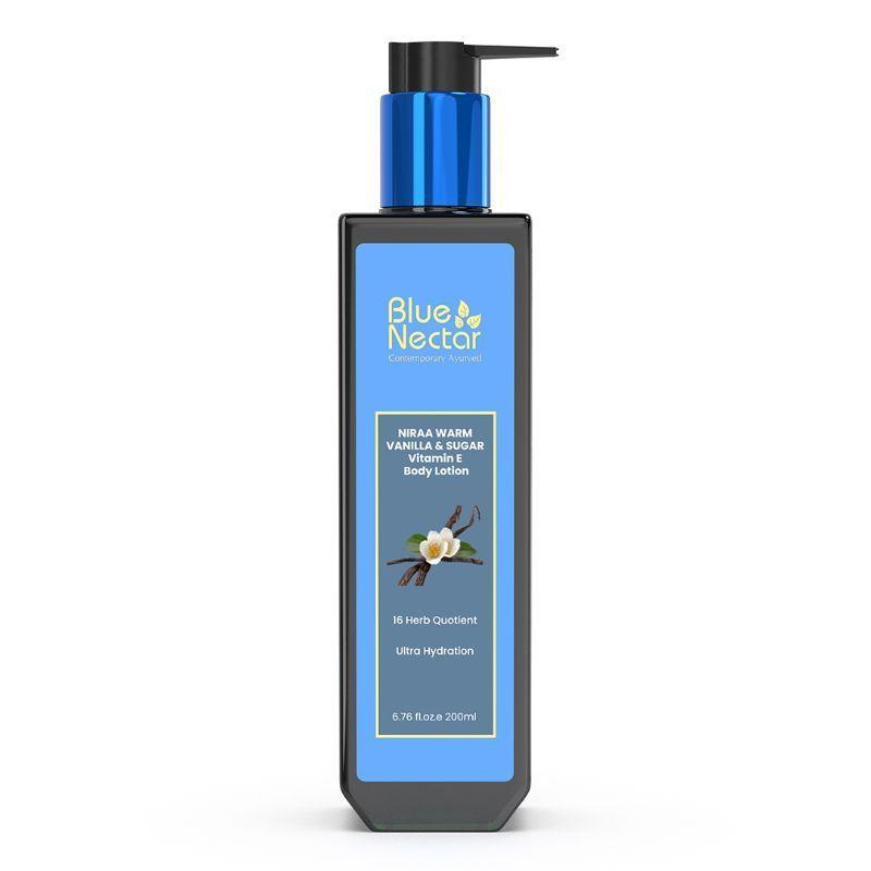 blue nectar ultra hydrating warm vanilla body lotion for dry skin & oily skin with vitamin e