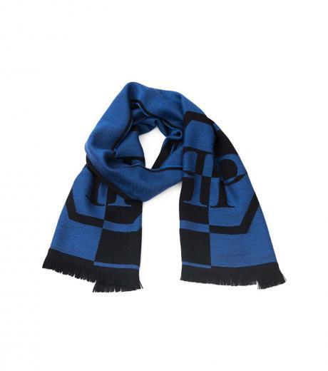 blue signature scarf