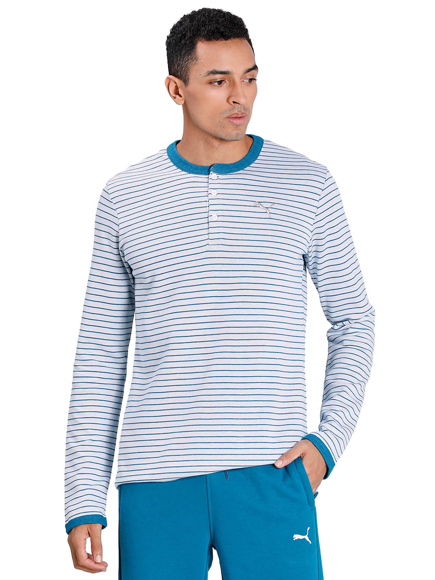 blue stripes sweater