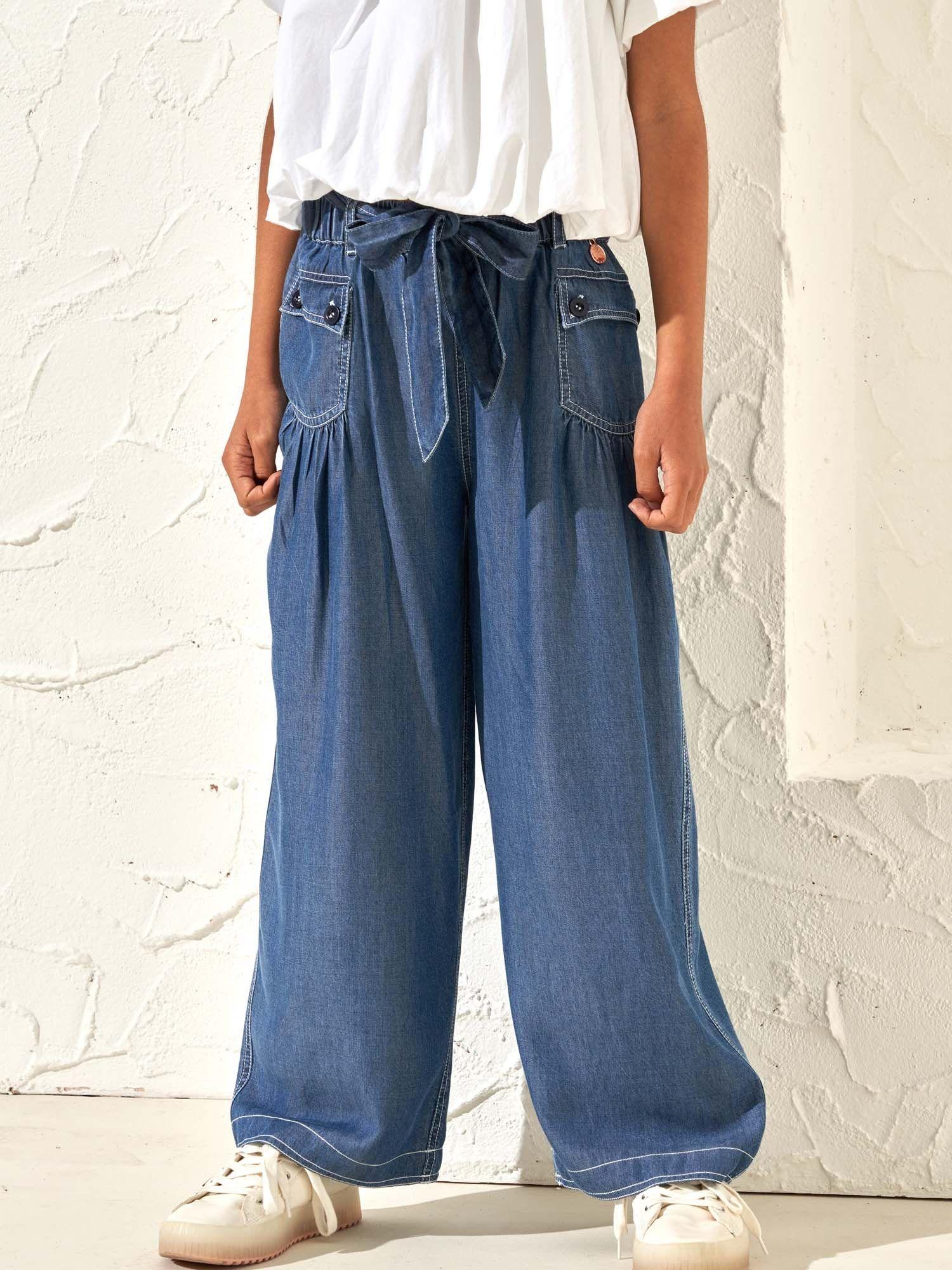 blue wide leg jeans (set of 2)