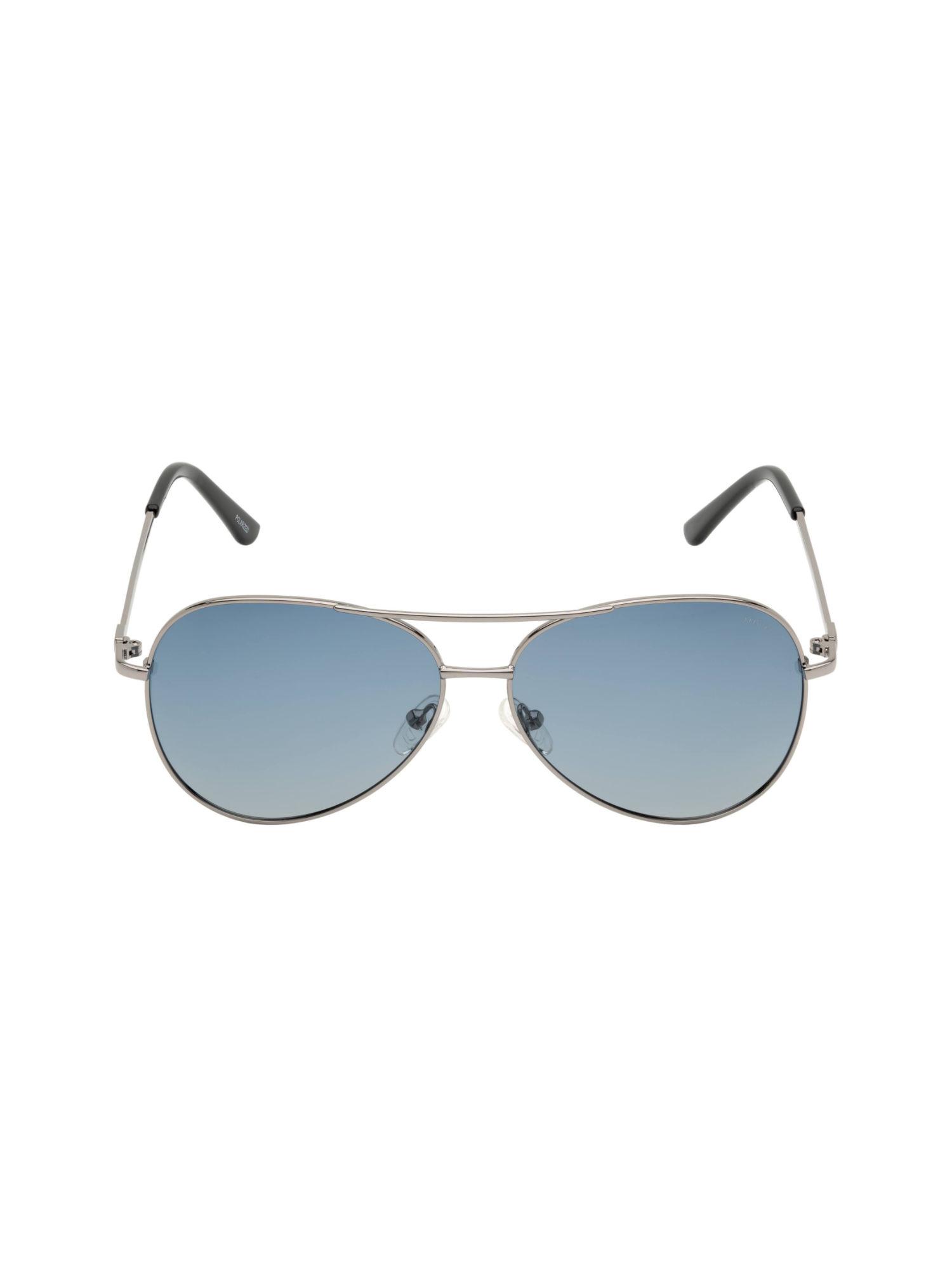 blue - aviator shape sunglasses - kst 22823