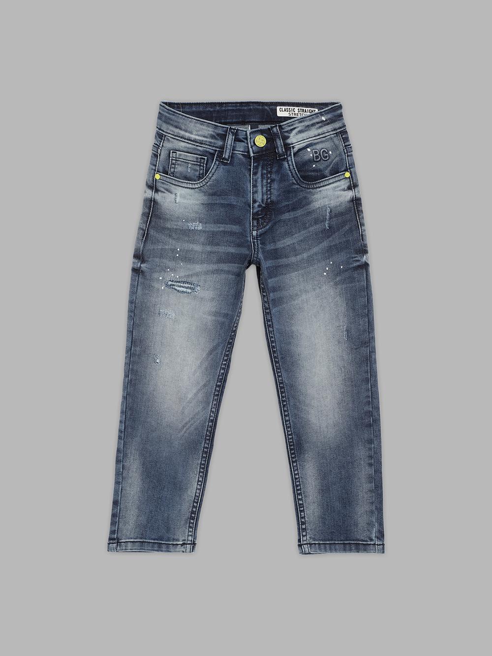 blue  regular fit jeans