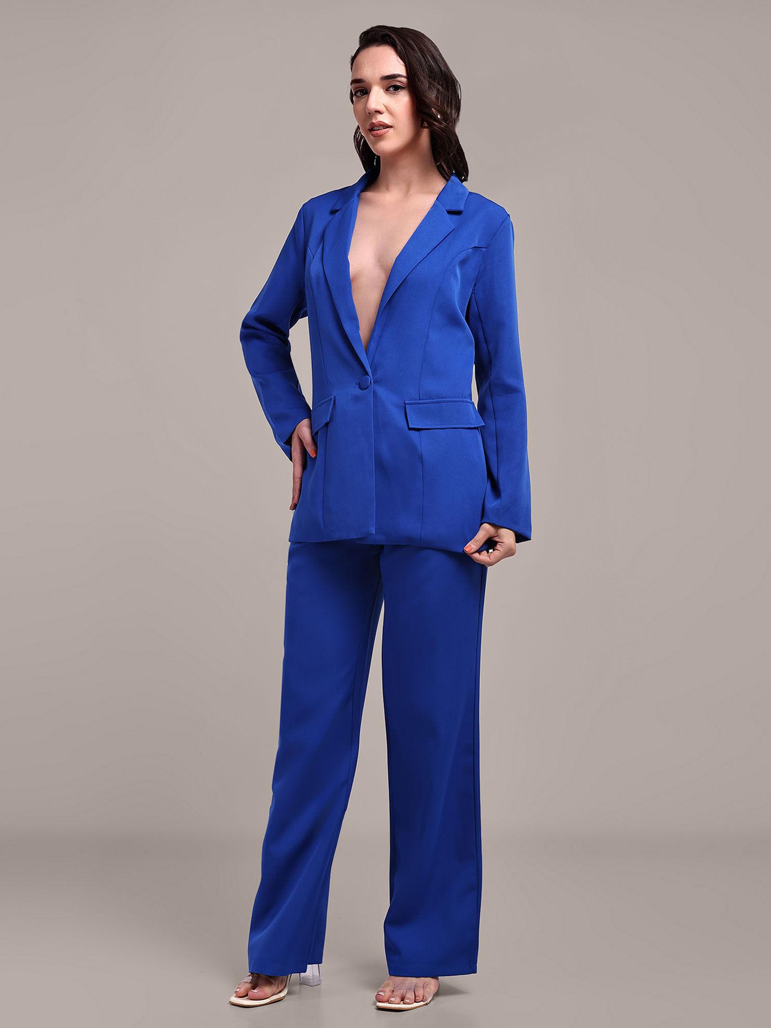 blue blazer and trouser (set of 2)