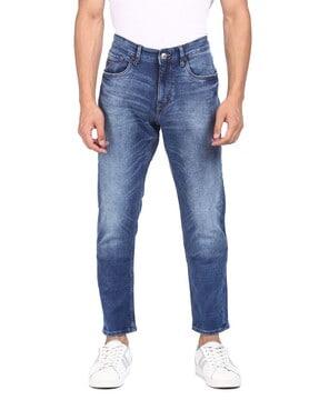 blue brandon slim fit stone wash jeans