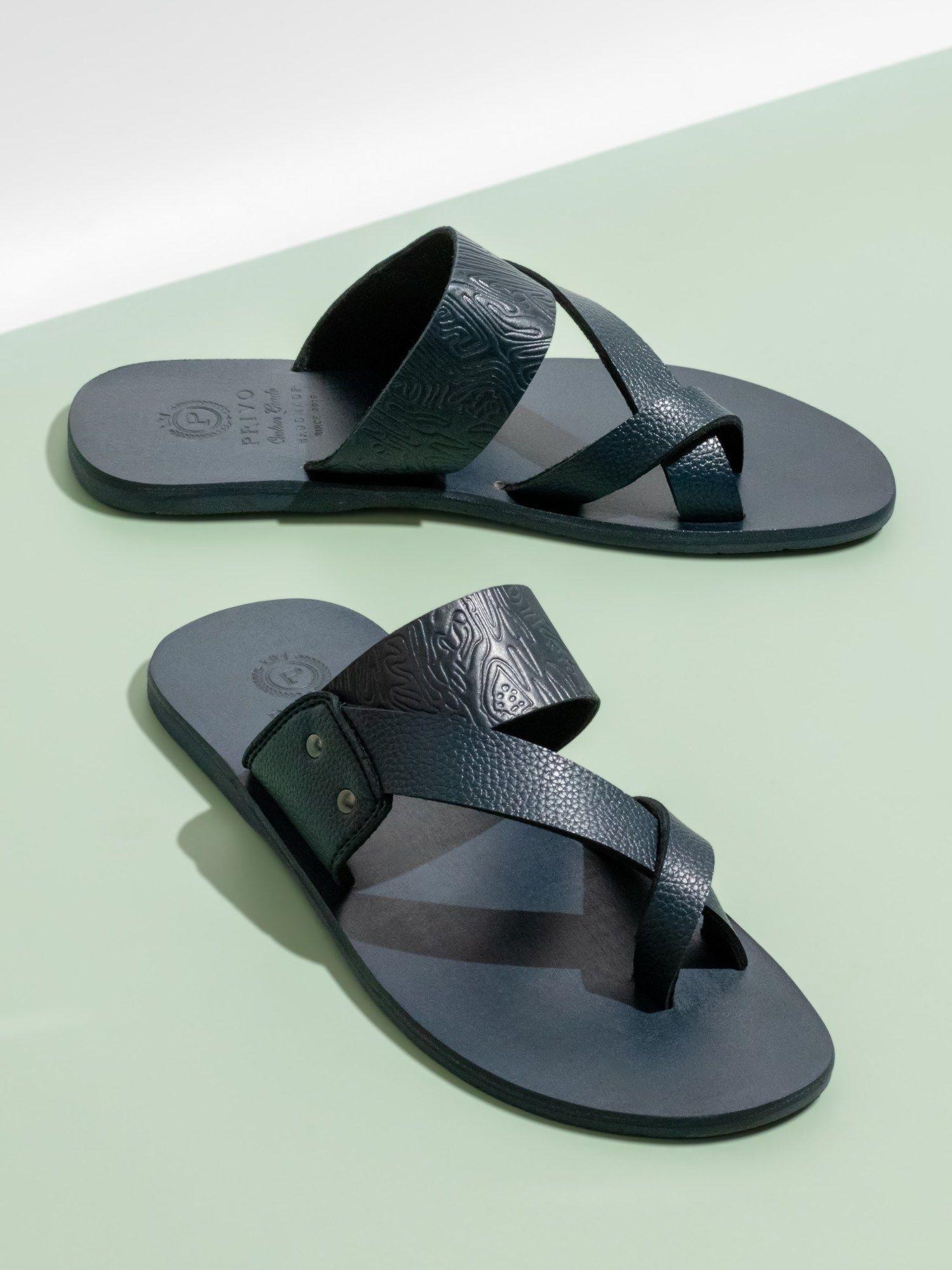 blue casual sandals