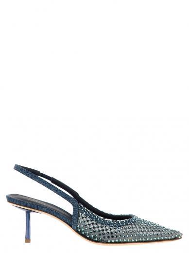 blue chanel gilda pumps