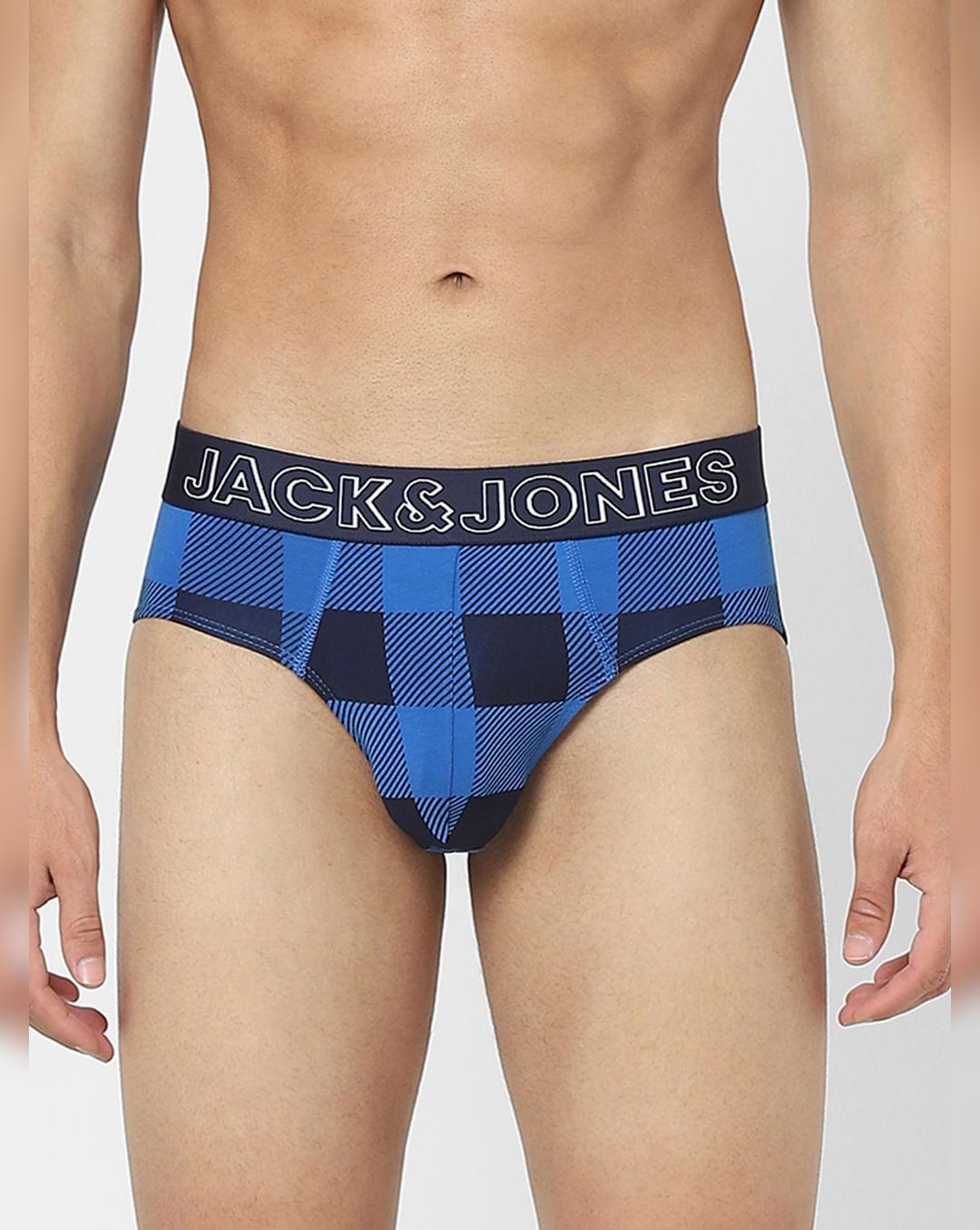 blue checks briefs