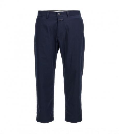 blue cotton pants