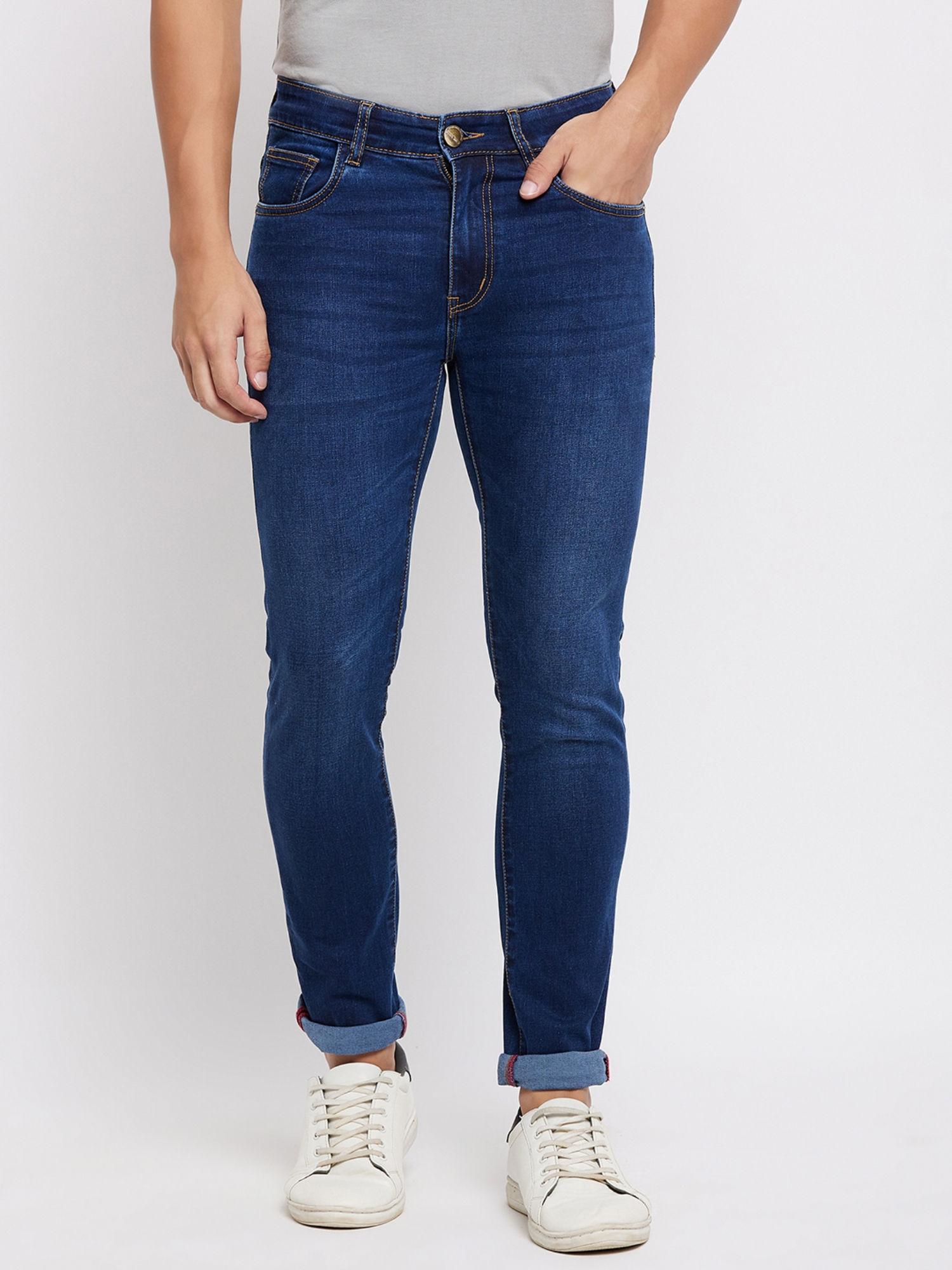 blue denim jeans