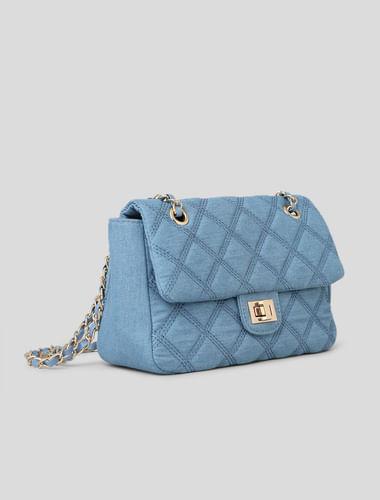 blue denim small bag