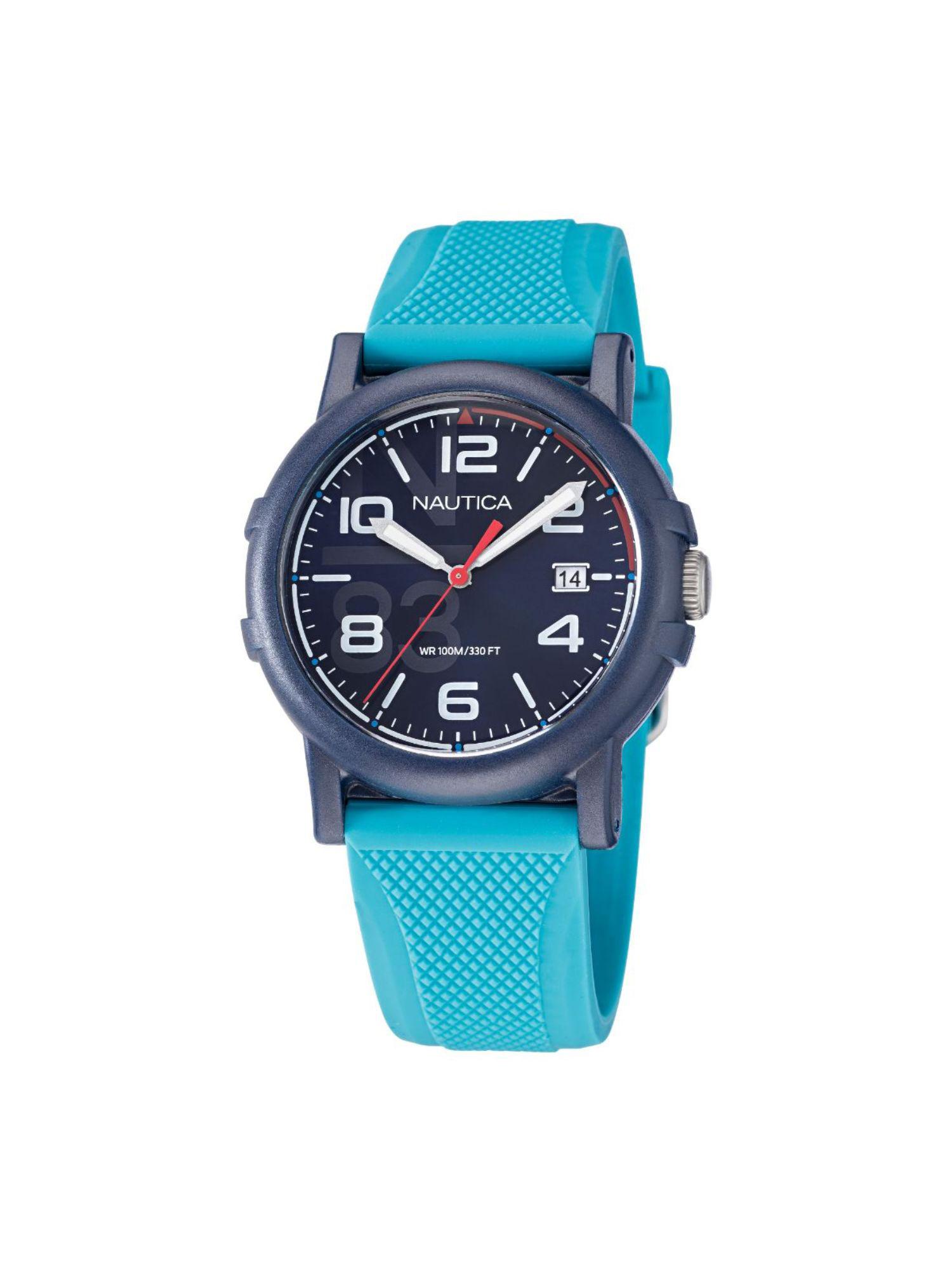 blue dial analog mens watch (napepf109)