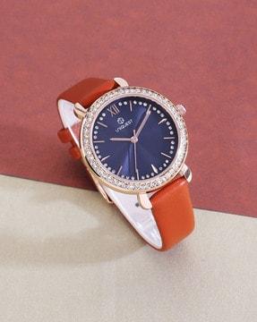 blue dial analogue fashion watch for women