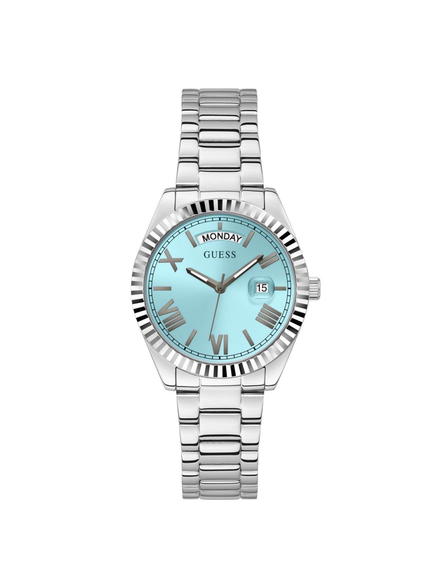 blue dial women analog watch - gw0308l4 (m)