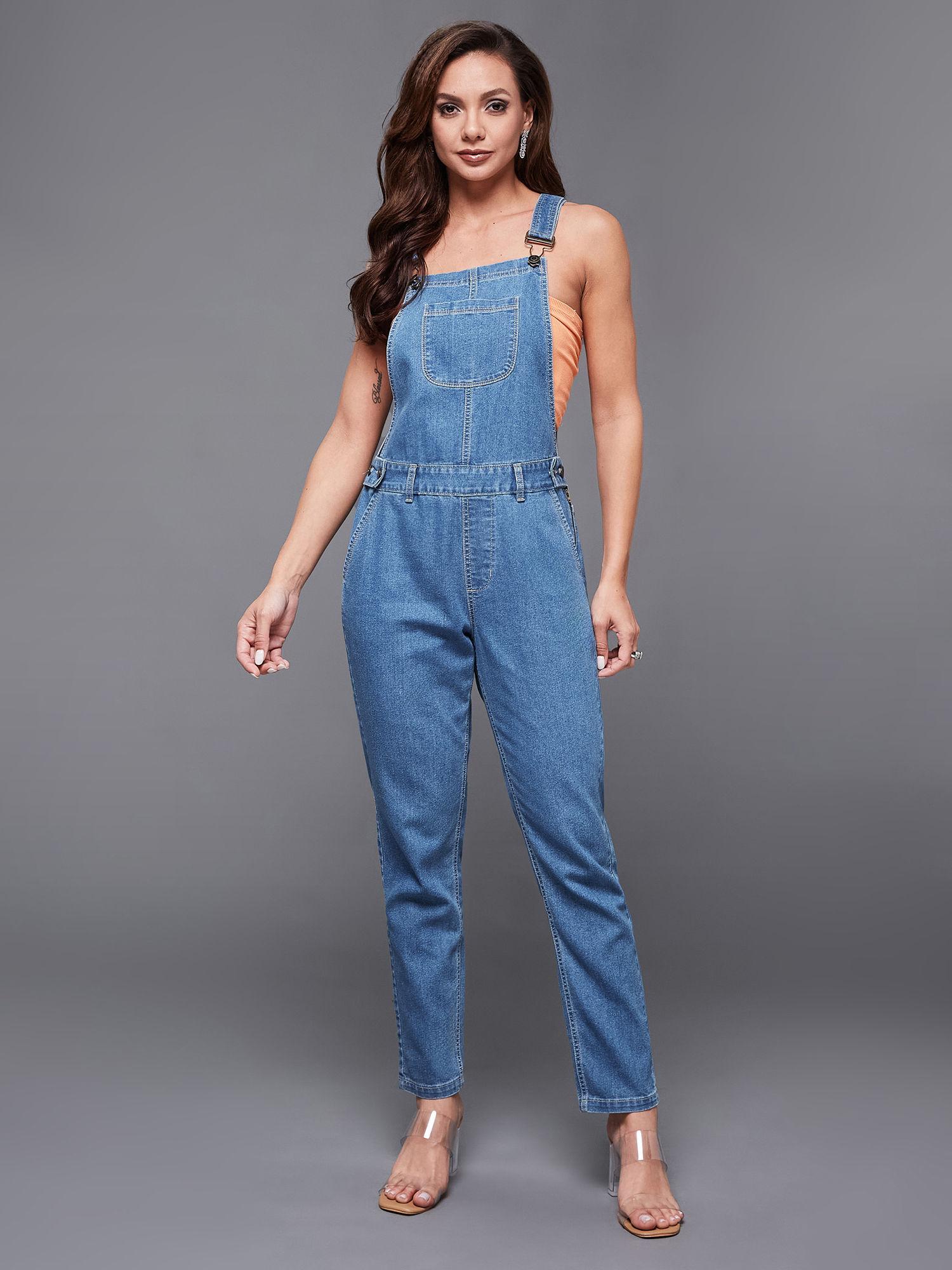 blue dungaree