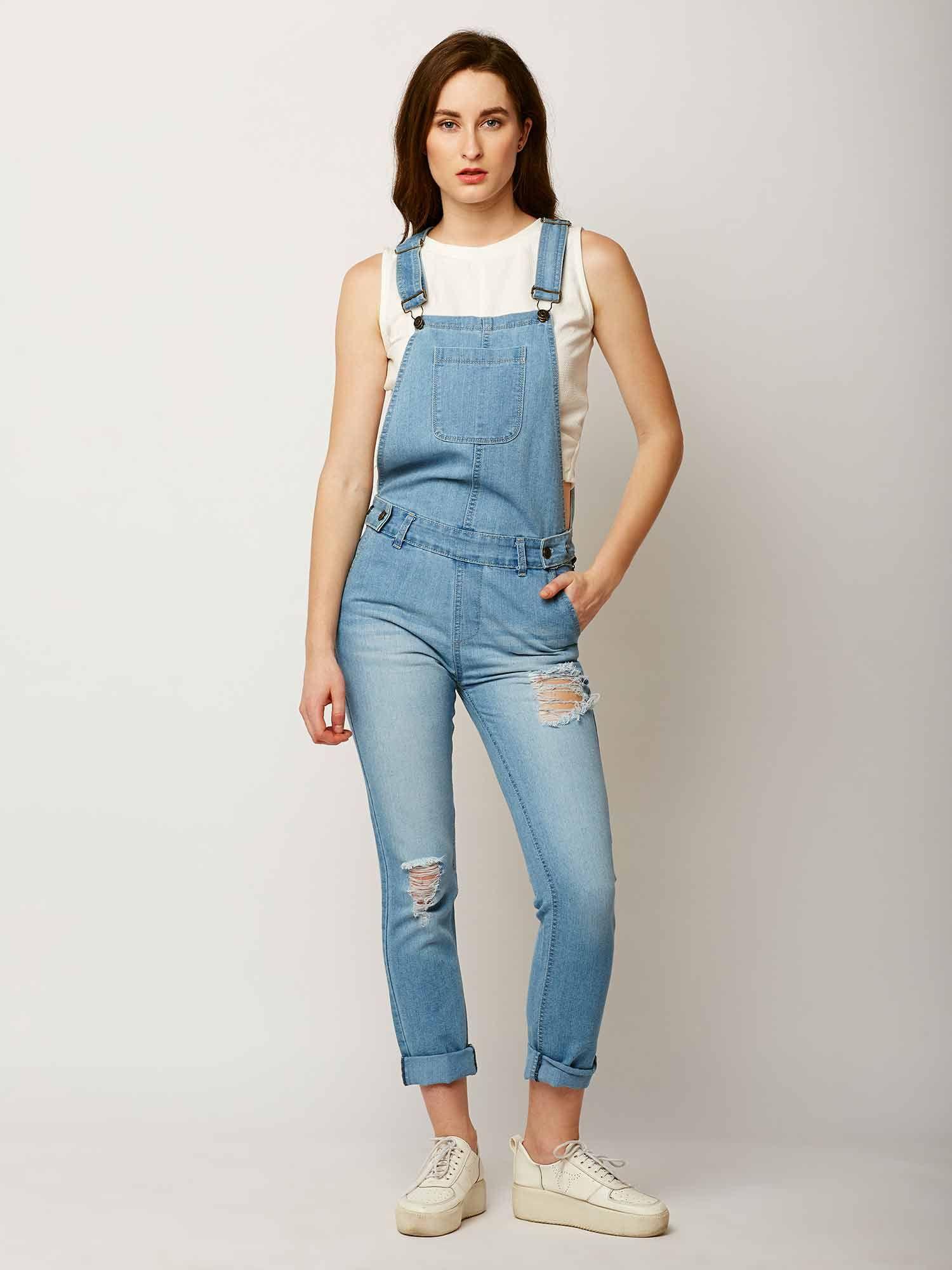 blue dungaree